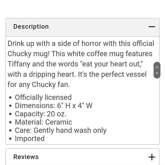 Universal City Tiffany Eat Your Heart Out 20oz Coffee Mug - Picture 3 of 5